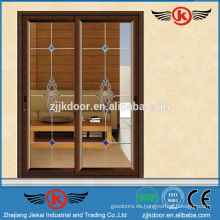 JK-AW9103 puerta corredera de cristal interior / puertas plegables económicas precio